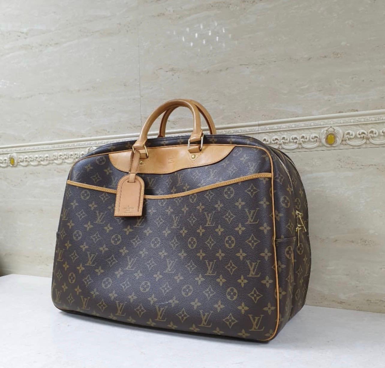 Black LOUIS VUITTON Alizé Cloth 48h Bag For Sale