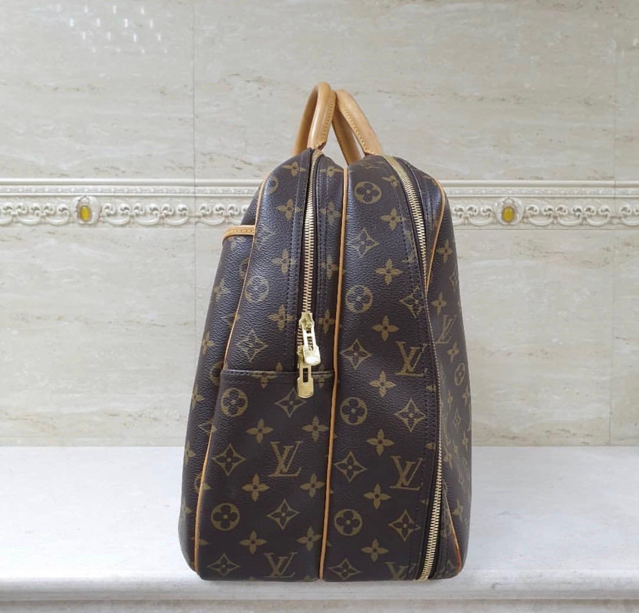 LOUIS VUITTON Alizé Cloth 48h Bag In Good Condition For Sale In Krakow, PL