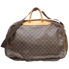 Vintage Louis Vuitton Alize Dos Poches Bandouliere 870067 Brown Canvas Travel Bag
