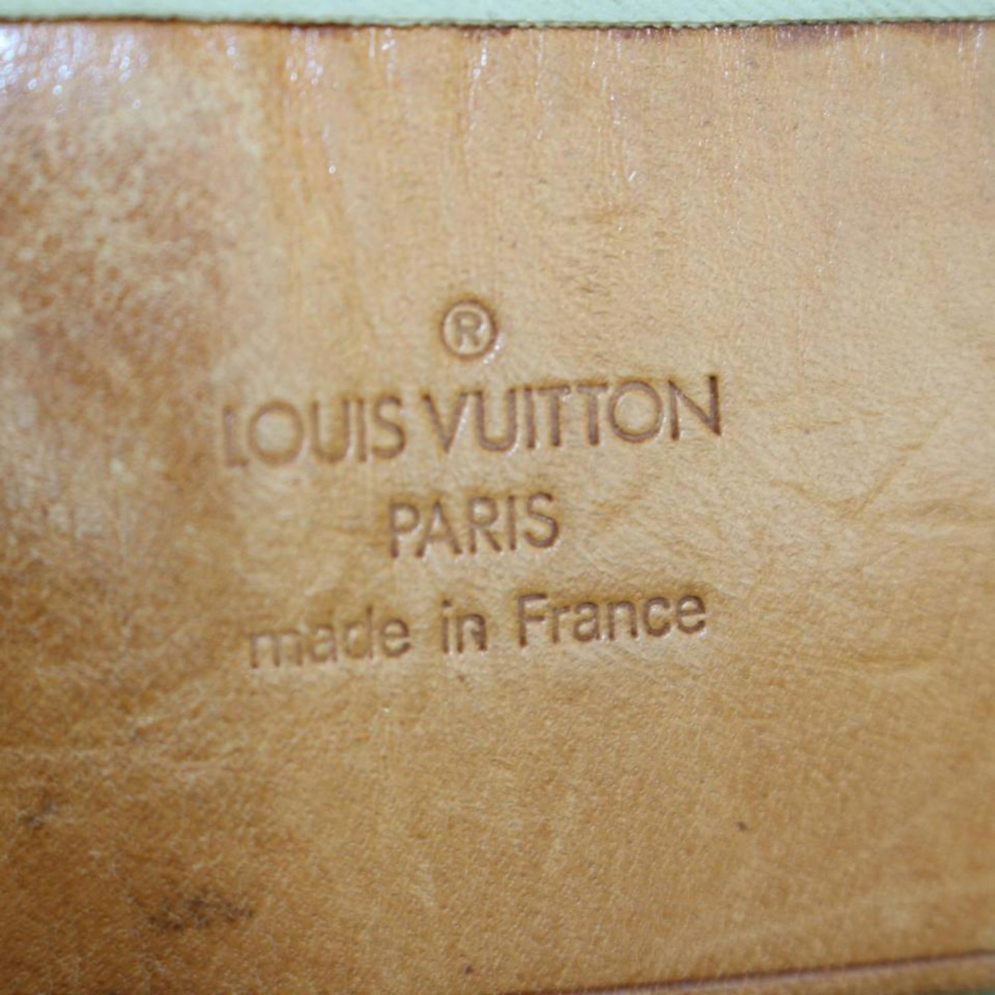 Louis Vuitton Alize Monogram 2 Poches with Strap 870354 Brown Canvas Travel Bag In Good Condition For Sale In Forest Hills, NY