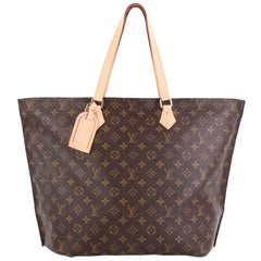 Louis Vuitton All In Handbag Monogram Canvas MM