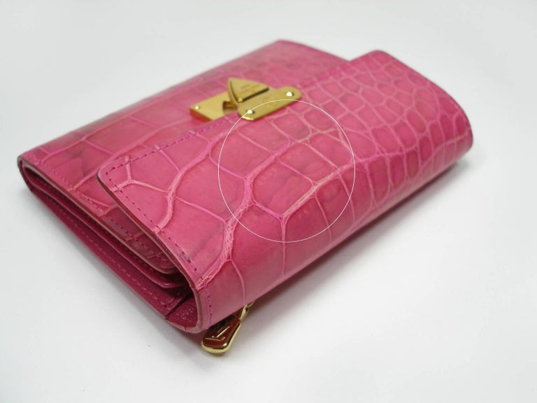 Louis Vuitton Alligator Koala Wallet Pink RTP $3790 / Good Deal For ...
