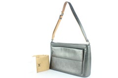 Louis Vuitton Allston Slate Mat Vernis 17lz1113 Blue Patent Leather Shoulder Bag