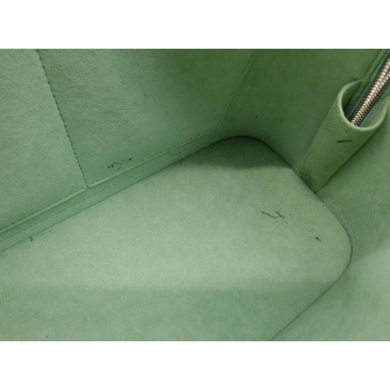 Louis Vuitton Alma Amande Pm 232546 Green Patent Leather Satchel 8