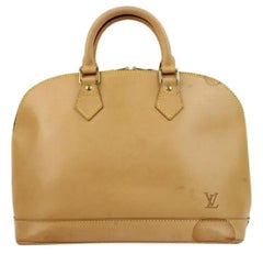 Used Louis Vuitton Alma Anniversary Jlvlm165 Natural Leather Satchel