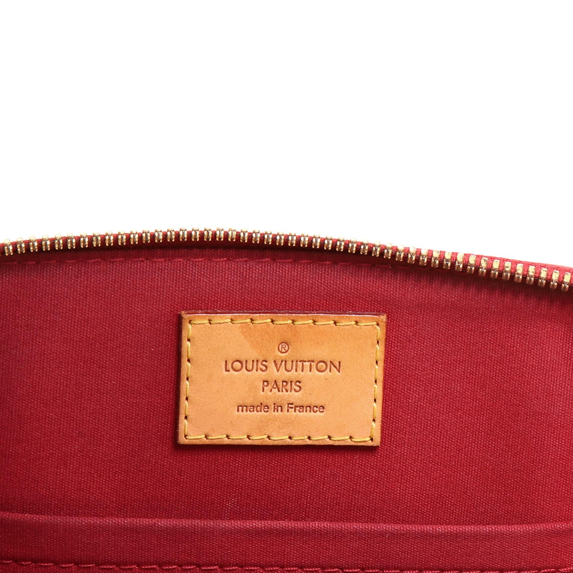 Louis Vuitton Alma Bag Limited Edition Monogram Vernis Rayures BB In Good Condition In NY, NY
