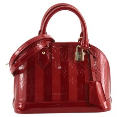 Louis Vuitton Alma Bag Limited Edition Monogram Vernis Rayures BB