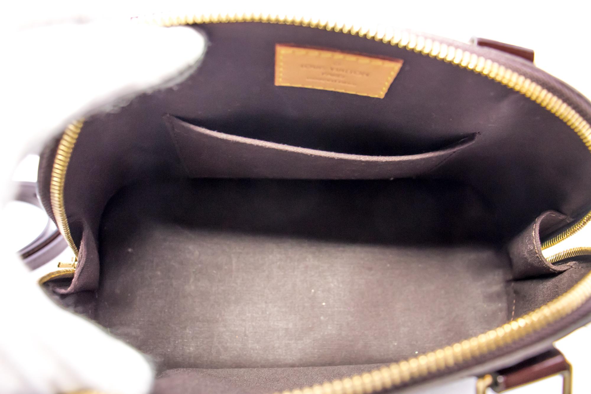 Louis Vuitton Alma BB Amaranth Monogram Vernis Bag Handbag M91678 2