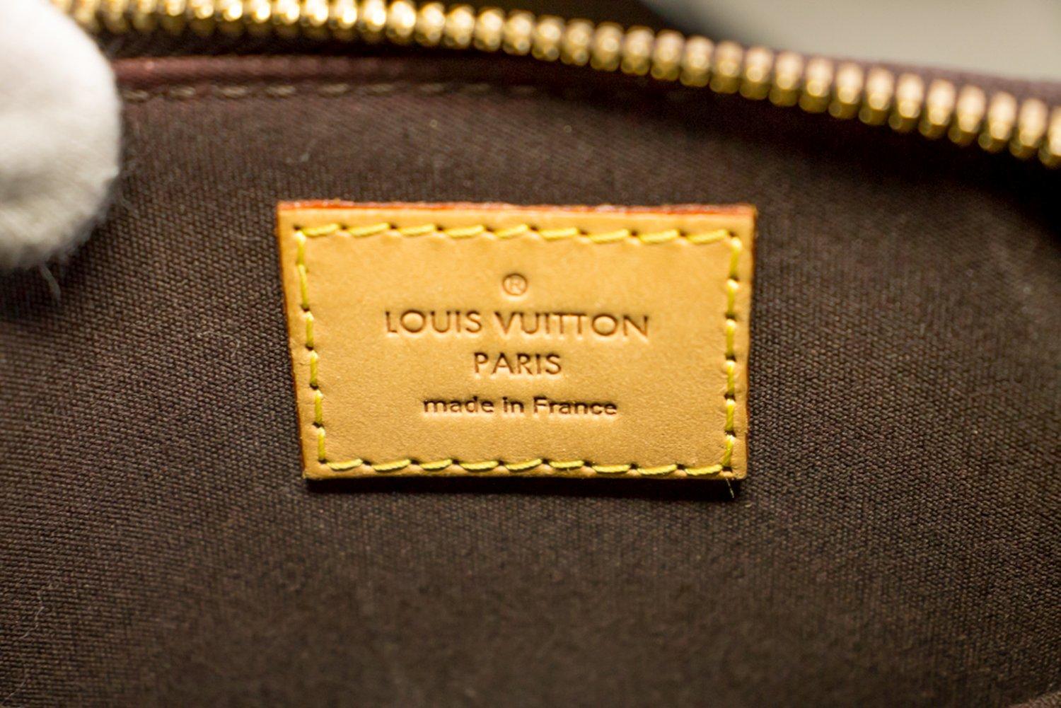 Louis Vuitton Alma BB Amaranth Monogram Vernis Bag Handbag M91678 8