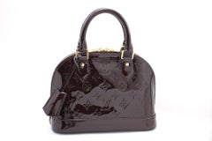Louis Vuitton Alma BB Amaranth Monogrammierte Vernis Tasche Handtasche M91678
