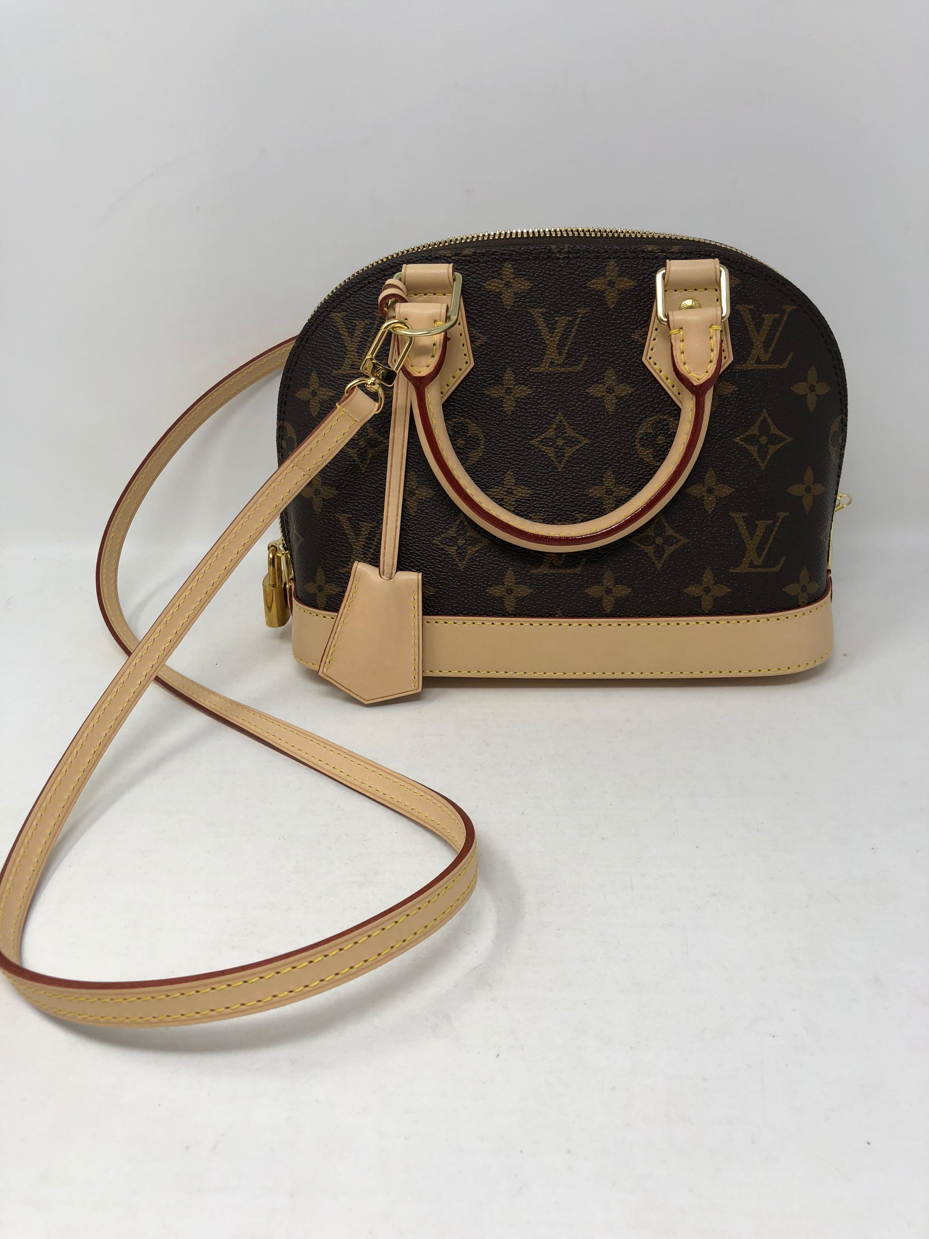 Black Louis Vuitton Alma BB Crossbody Bag