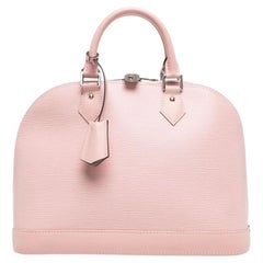 Louis Vuitton Alma BB epi leather handbag