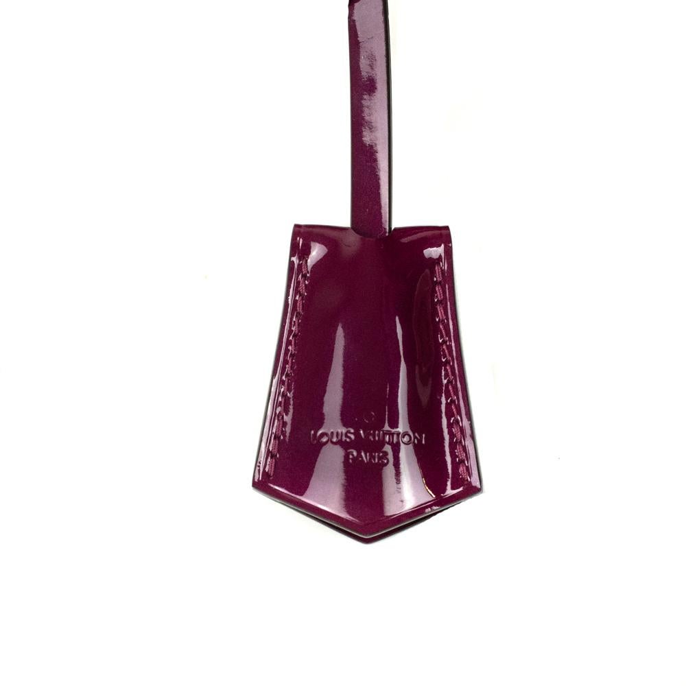 LOUIS VUITTON, Alma BB in burgundy patent leather 6