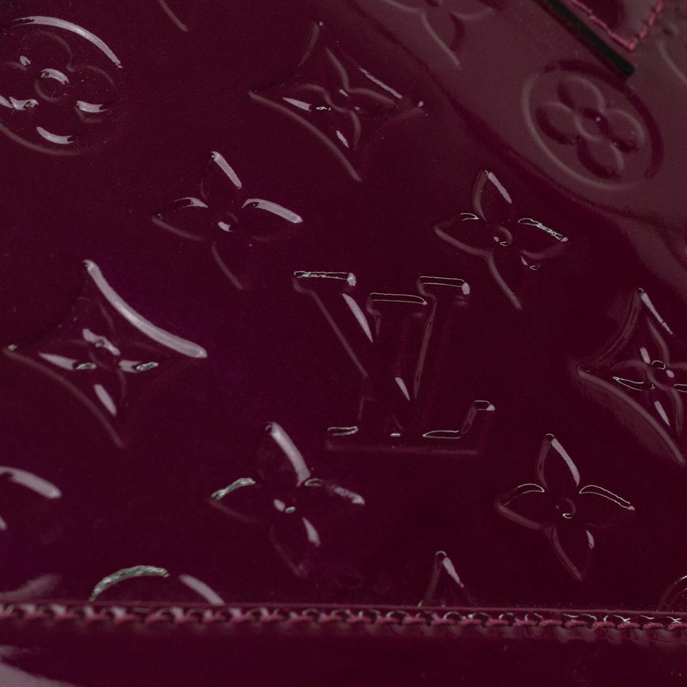LOUIS VUITTON, Alma BB in burgundy patent leather 3