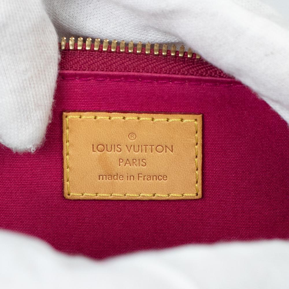 LOUIS VUITTON, Alma BB in pink patent leather In Good Condition For Sale In Clichy, FR