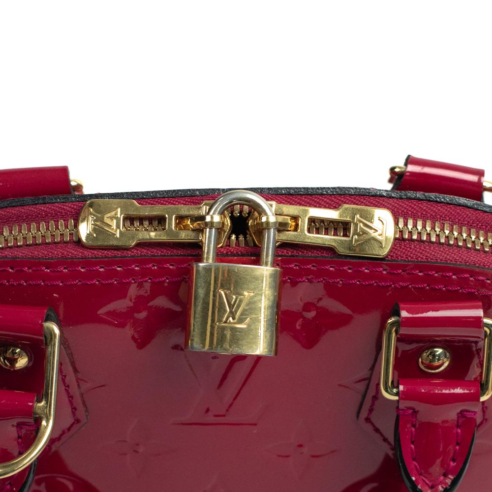 LOUIS VUITTON, Alma BB in pink patent leather For Sale 1
