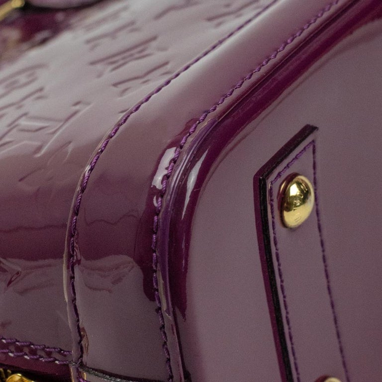 Louis Vuitton ALMA Purple Patent leather ref.86259 - Joli Closet
