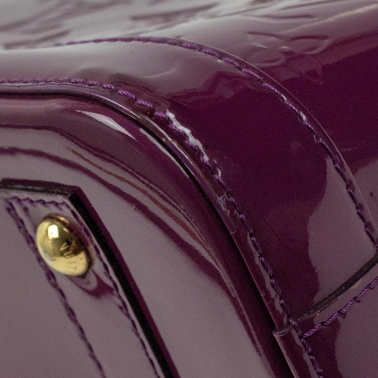 Louis Vuitton ALMA Purple Patent leather ref.439332 - Joli Closet