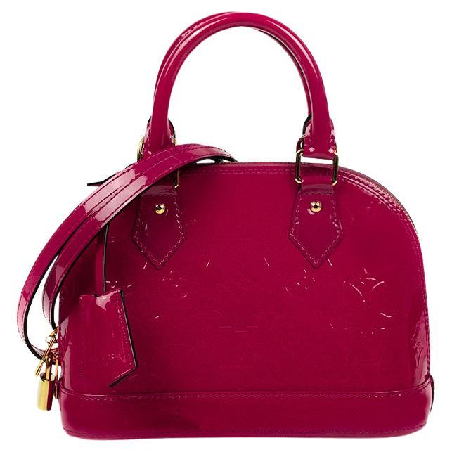 LOUIS VUITTON, Alma BB in red patent leather For Sale