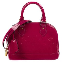 LOUIS VUITTON, Alma BB in red patent leather