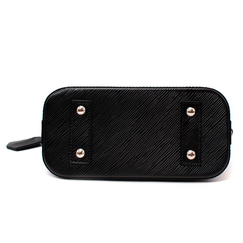Women's Louis Vuitton Alma BB Kabuki Black Epi Leather Bag For Sale