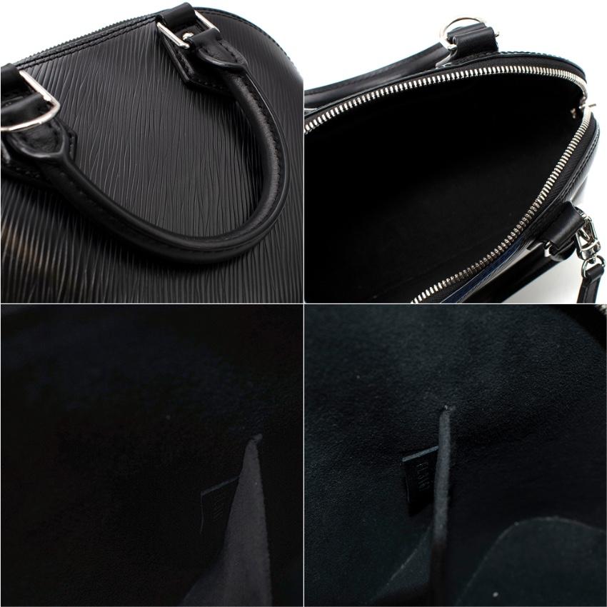 Louis Vuitton Alma BB Kabuki Black Epi Leather Bag For Sale 4