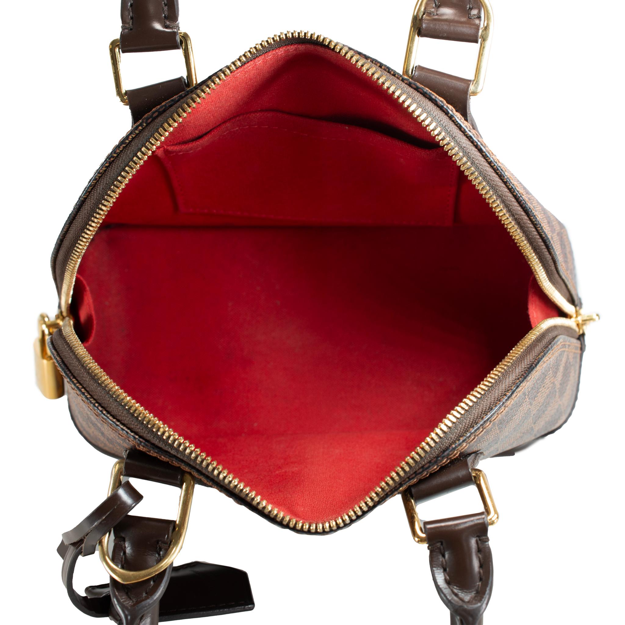 Louis Vuitton Alma BB N40606 Borsa a tracolla in tela Damier Ebène 1