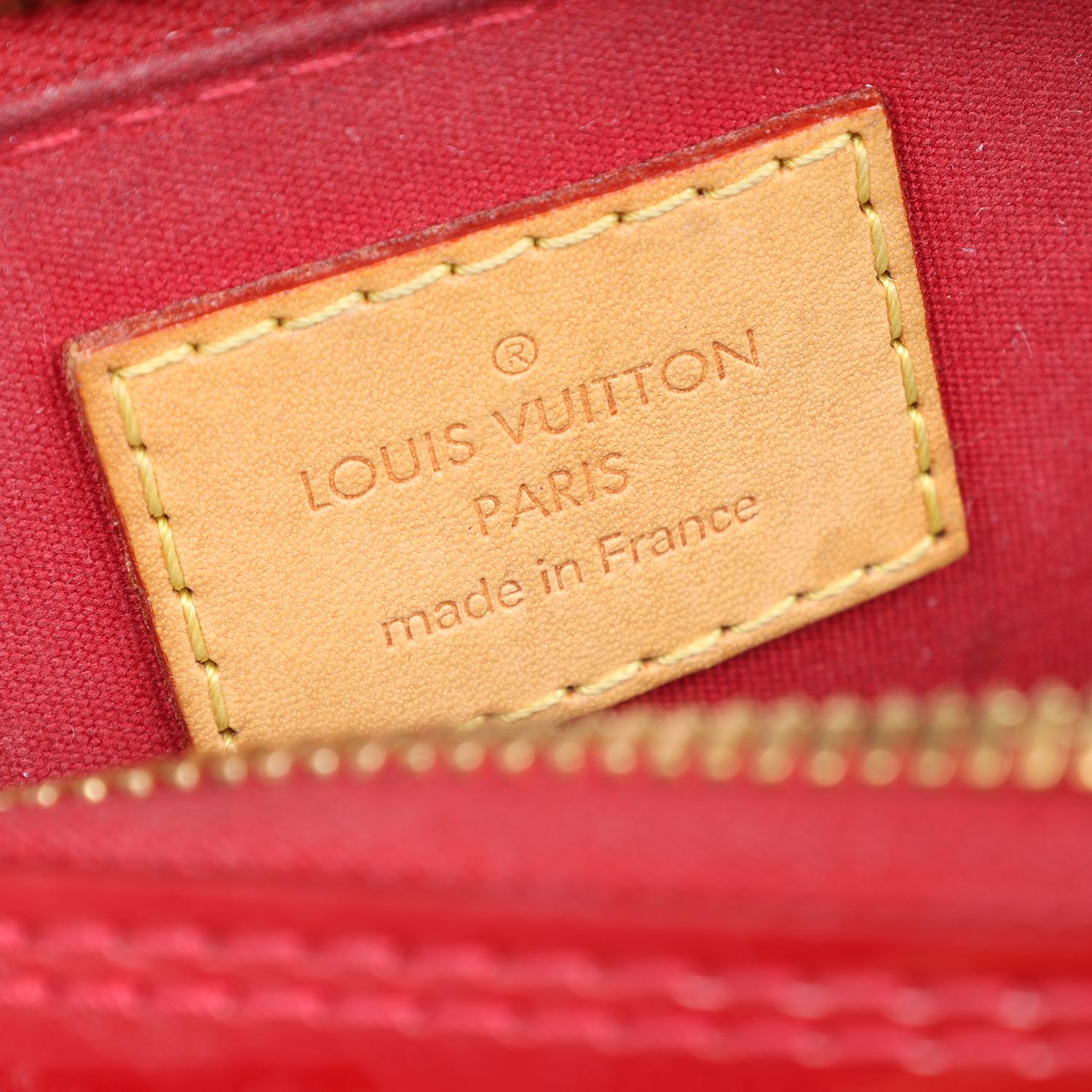 Louis Vuitton Alma BB Red Leather 9
