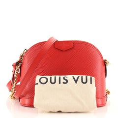 Louis Vuitton Alma Chain Handbag Epi Leather Mini