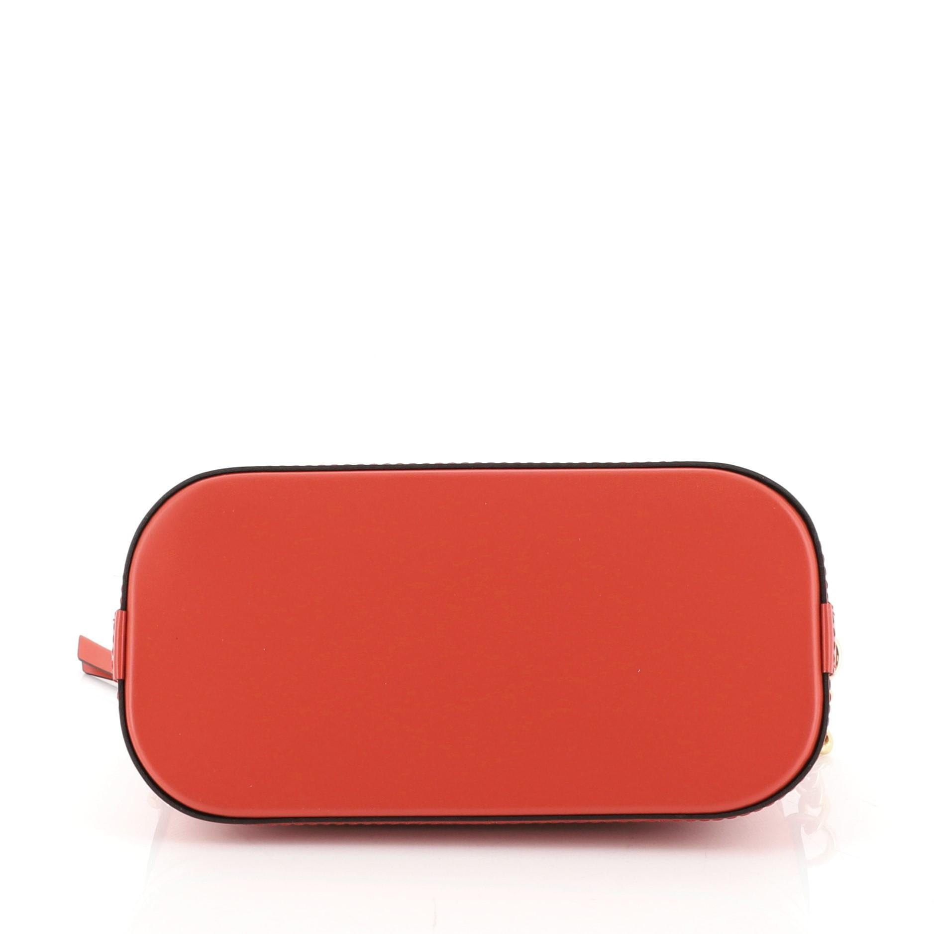 Louis Vuitton Alma Chain Handbag Epi Leather Mini In Good Condition In NY, NY