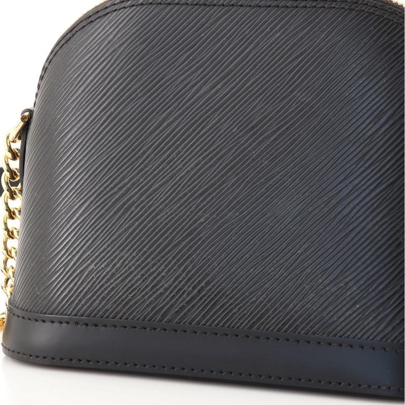 Louis Vuitton Alma Chain Handbag Epi Leather Mini 2