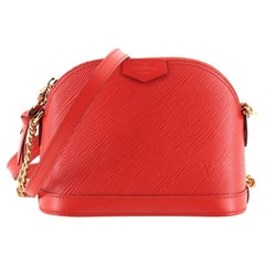 Louis Vuitton Alma Chain Handbag Epi Leather Mini