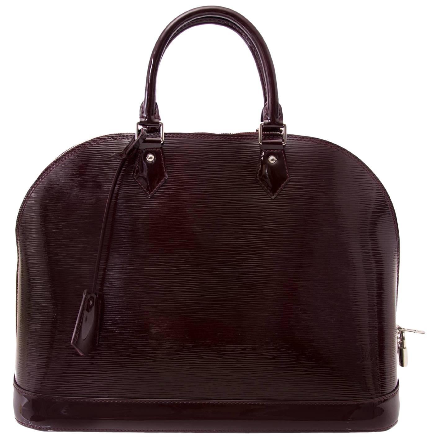 Louis Vuitton Alma Epi Prune MM