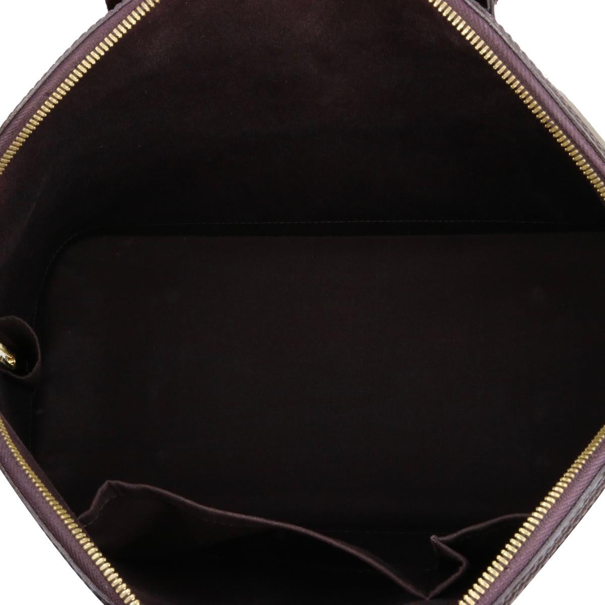 Louis Vuitton Alma GM Bag Amarante in Monogram Vernis Patent Leather GHW 8