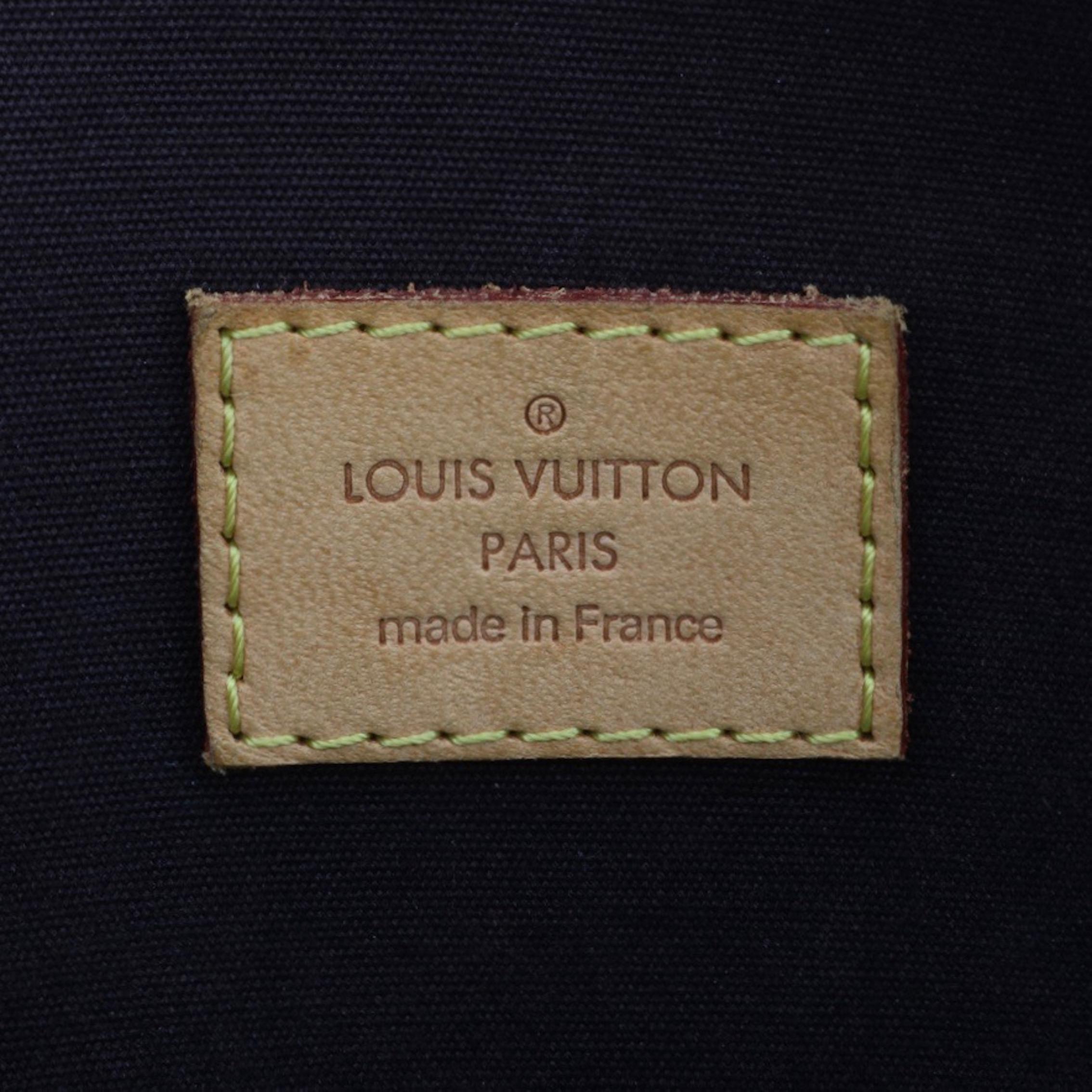 Louis Vuitton Alma GM Bag Amarante in Monogram Vernis Patent Leather GHW 9