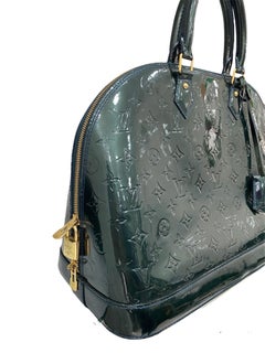 Louis Vuitton Alma GM Green Vernis