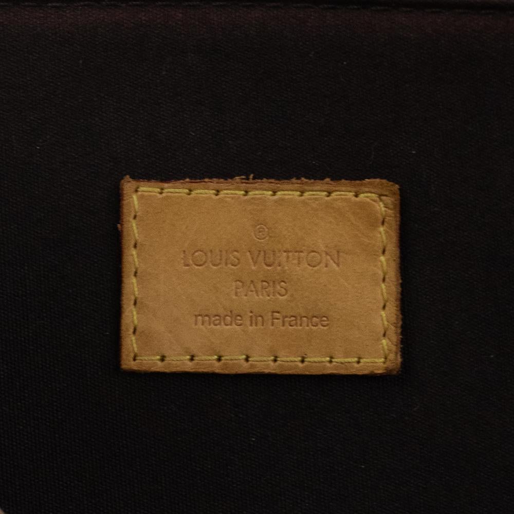 Women's LOUIS VUITTON, Alma GM in purple patent leather For Sale