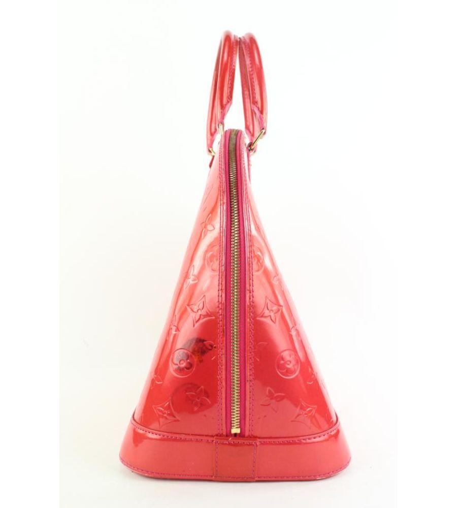 Louis Vuitton Alma GM Rose Indien Alma GM Bowler Bag 232lvs56 For Sale 4