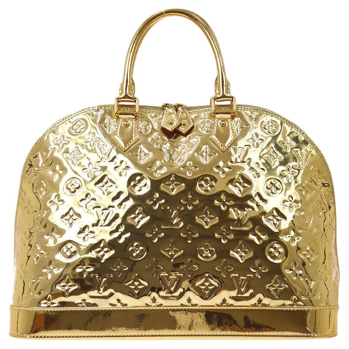 louis vuitton gold handbags