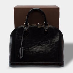 LOUIS VUITTON Alma Handbag Black