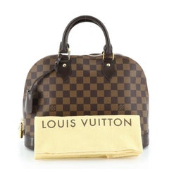 Louis Vuitton Alma Handbag Damier MM