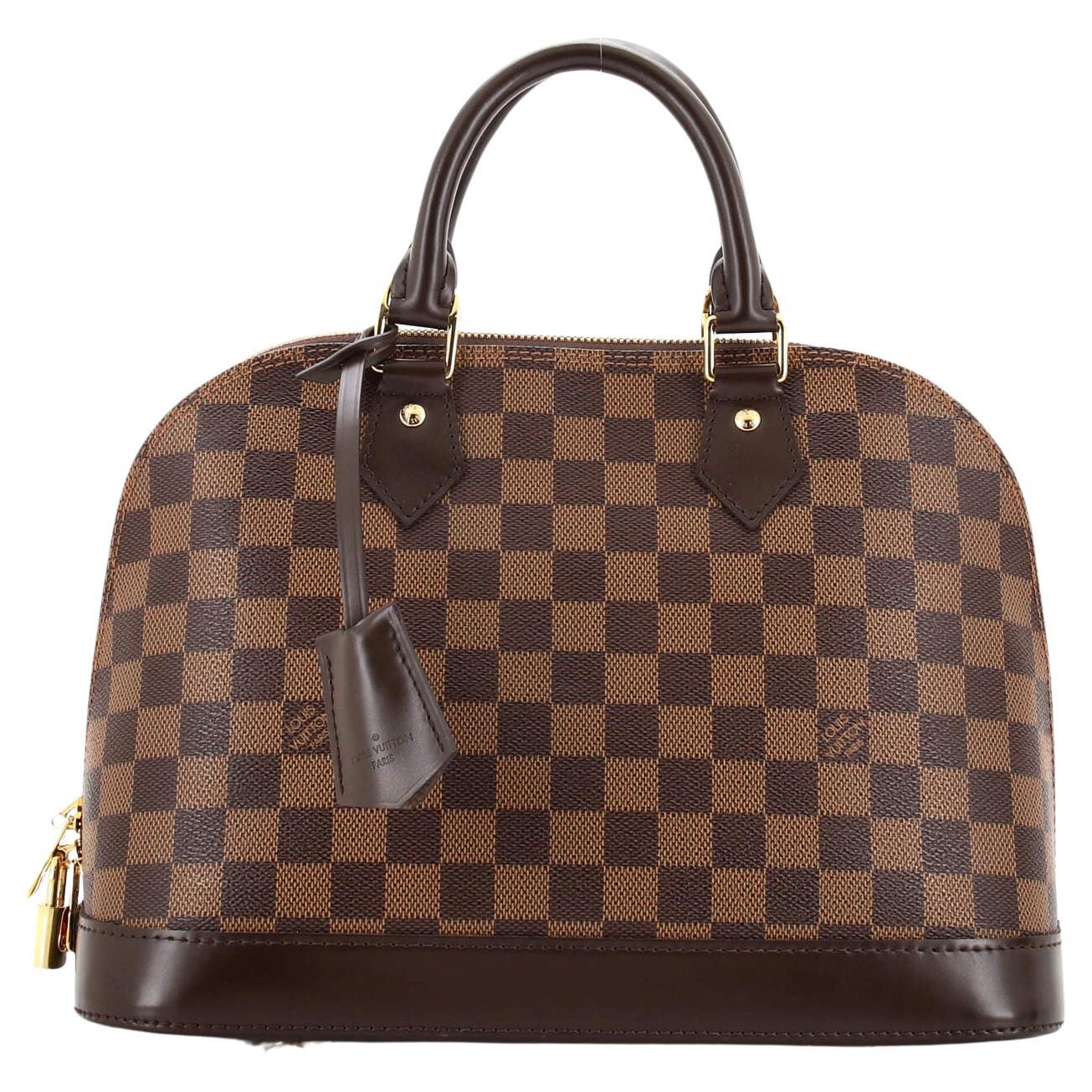 Louis Vuitton Alma PM in Neutral Empreinte Leather Handbag - Authentic Pre-Owned Designer Handbags