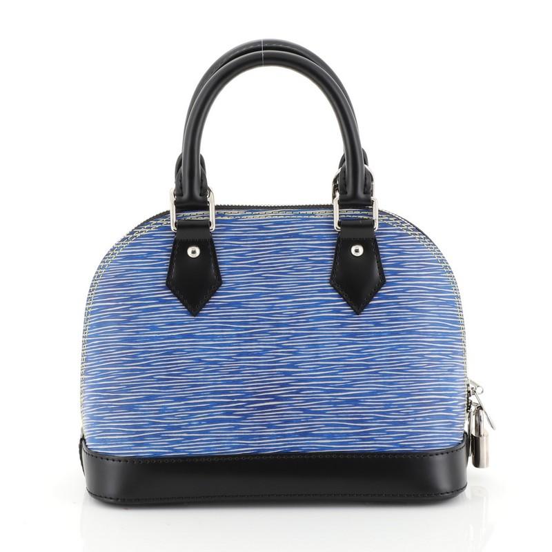 Gray Louis Vuitton Alma Handbag Epi Leather BB
