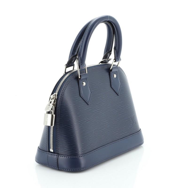 Black Louis Vuitton Alma Handbag Epi Leather BB