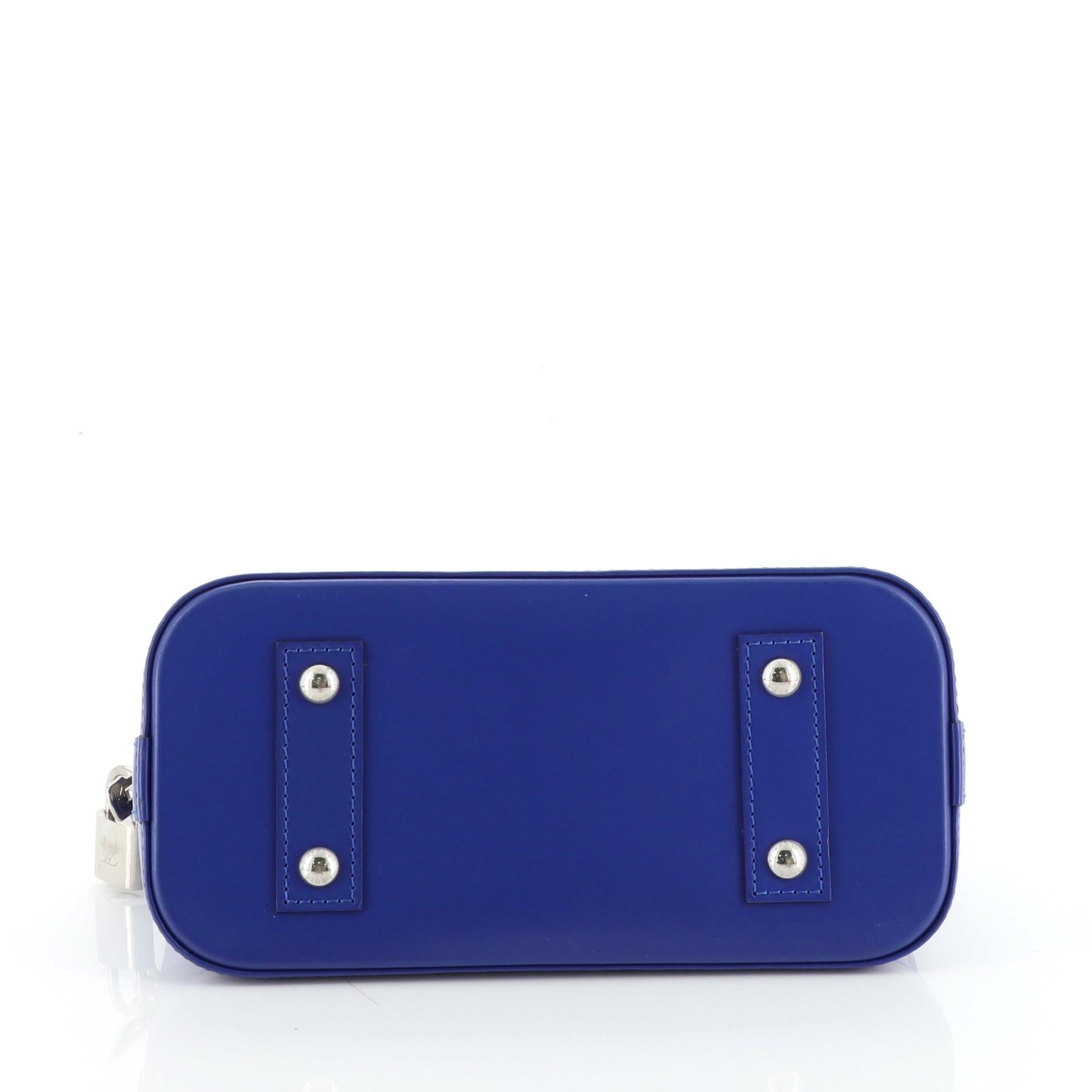 Louis Vuitton Alma Handbag Epi Leather BB  In Good Condition In NY, NY