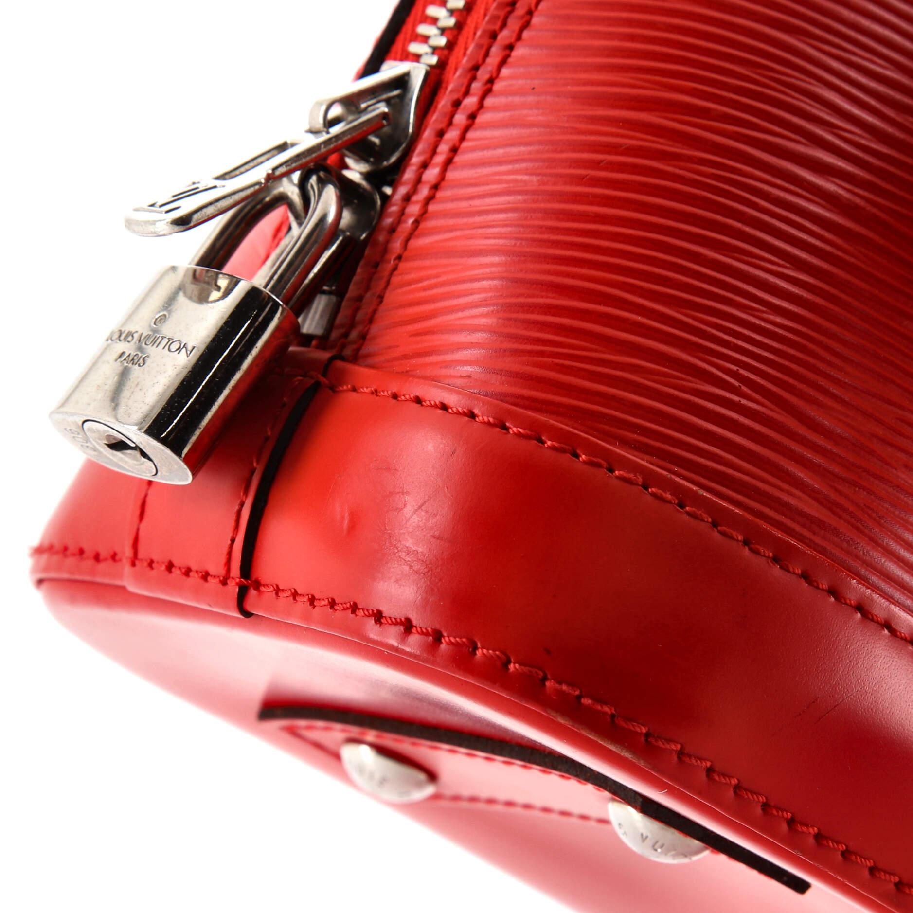 Louis Vuitton Alma Handbag Epi Leather BB For Sale 4
