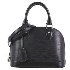 Louis Vuitton Black Noir Epi Alma BB Crossbody Bag – Bagaholic