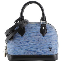 Louis Vuitton Pre-Owned Black Cyber Limited Edition Chain Flower Alma BB Epi  Leather Handbag, Best Price and Reviews