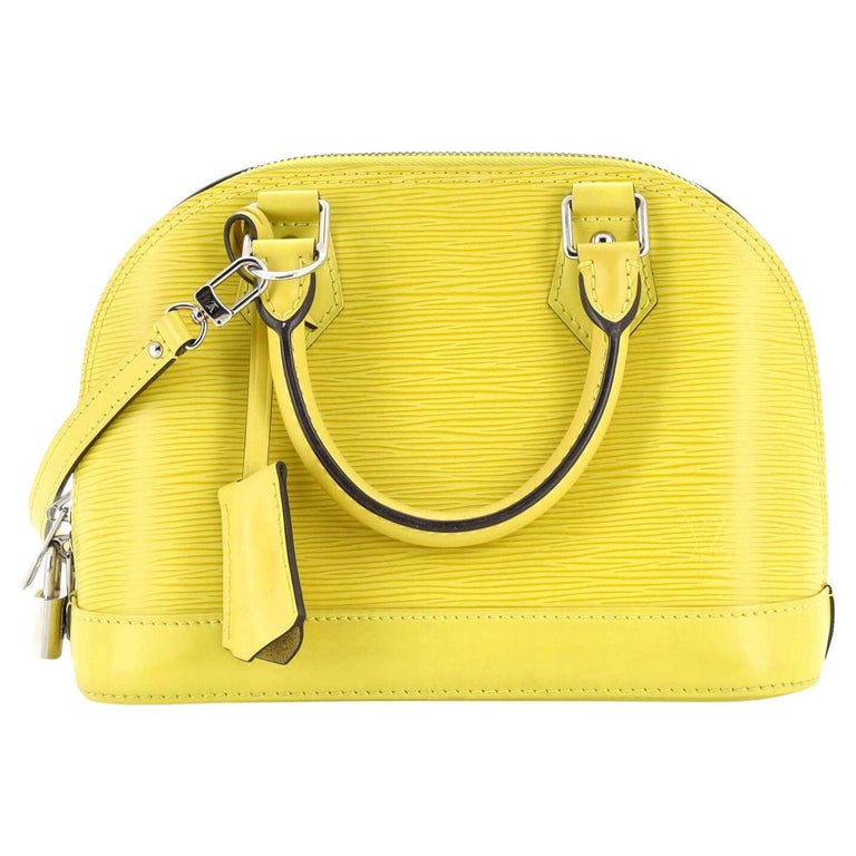 Louis Vuitton Vintage Louis Vuitton Alma Yellow Epi Leather Handbag