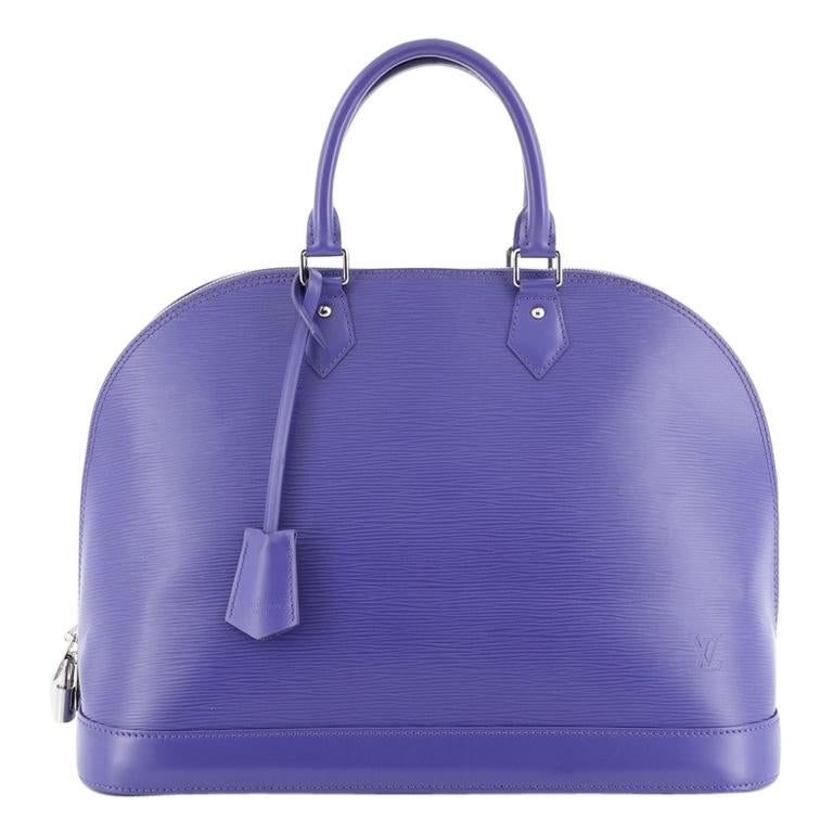Louis Vuitton Purple Epi Leather Alma PM Bag at 1stDibs